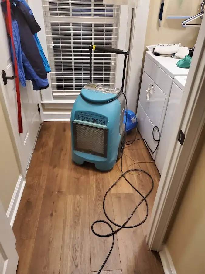 Commercial dehumidifier deployed for Flood Damage Cleanup in Hallandale Beach