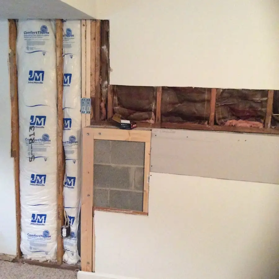 Wall insulation replacement during Structural Drying in Hallandale Beach
